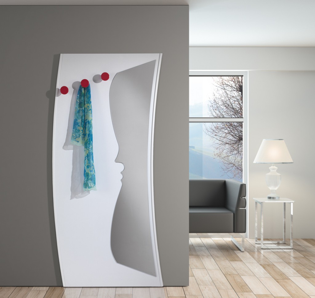 Mobili per ingresso nuovarredo: per ingresso complementi di arredo ... Appendiabiti da parete con specchio in wenge