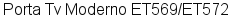 Porta Tv Moderno ET569/ET572